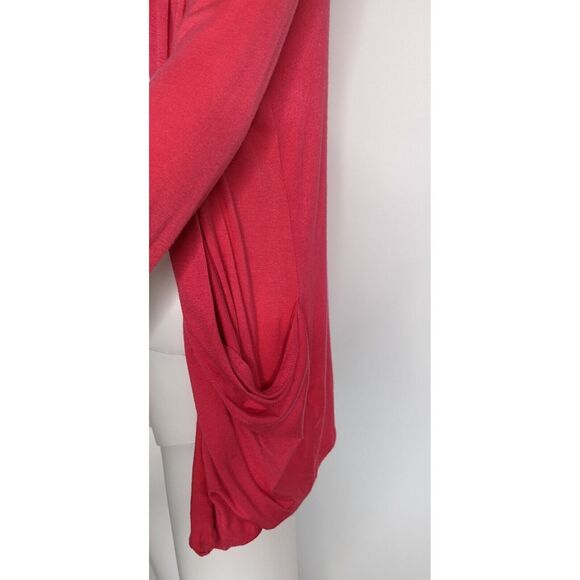 Rags & Couture Pink Open Front Long Cardigan Sweater - Picture 6 of 11